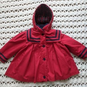 Vintage London Fog girls sailor style coat 12m-2T